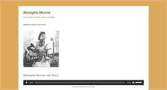 Desktop Screenshot of memphisminnie.com
